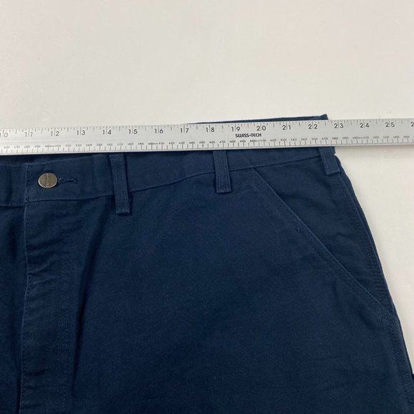 NWT Carhartt Loose Fit Washed Duck Utility Pants Mens 46 x 30 Blue B11 MDT - Picture 10 of 14